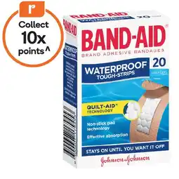 Woolworths Band-Aid Waterproof Tough Strips offer