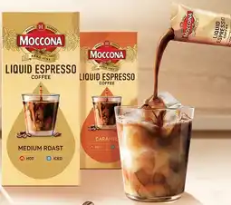 Coles Moccona Liquid Espresso Coffee Sachets offer