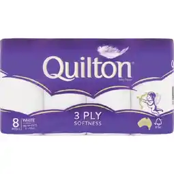 Woolworths Quilton Classic 3 Ply Toilet Paper offer