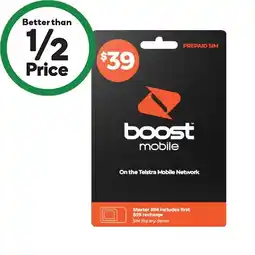 Woolworths Boost $39 Starter Pack offer