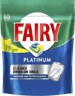 Coles Fairy Platinum Dishwashing Tablets offer