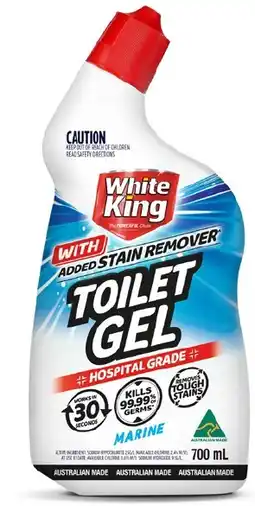 Coles White King Power Gel Toilet Cleaner offer