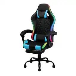 Woolworths Advwin Gaming Chair LED Massage Office Chair offer