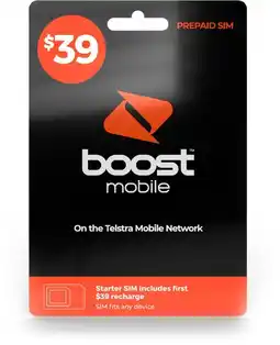 Coles Boost $39 SIM Pack offer