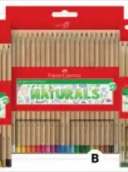 BIG W Faber-Castell Naturals 24-Pack Colour Pencils offer