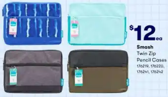BIG W Smash Twin Zip Pensil Cases offer