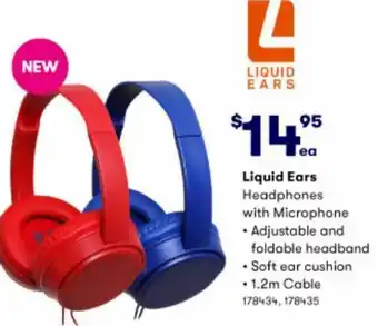 BIG W Liquid Ears Headphones offer