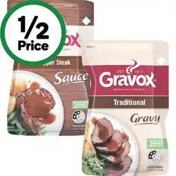 Woolworths Gravox Gravy or Finishing Sauce 165g offer