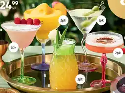 ALDI Cocktail Glasses Gift Set offer