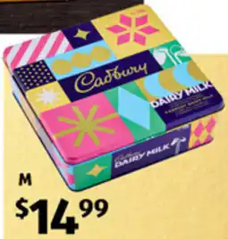 ALDI Cadbury Dairy Milk Tin offer