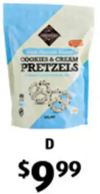 ALDI Hugos Cookies & Cream Pretzels offer