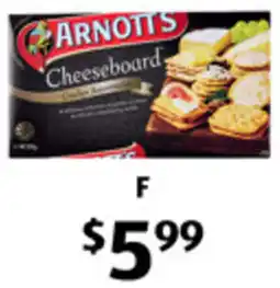 ALDI Arnott's Cheeseboard offer
