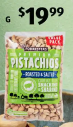 ALDI Roasted & Salted Pistachios offer