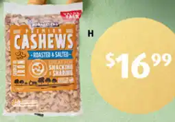 ALDI Roasted & Salted Cashews offer