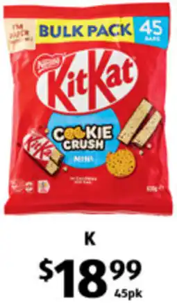 ALDI KitKat Cookie Crush offer