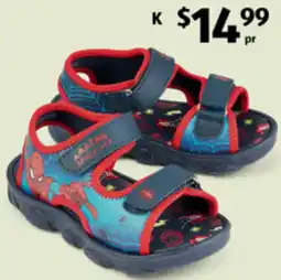 ALDI Licensed Children's Sandals offer