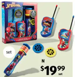 ALDI Walkie Talkie and Projector Set offer