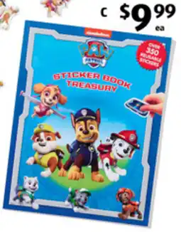 ALDI Sticker Treasury Books offer