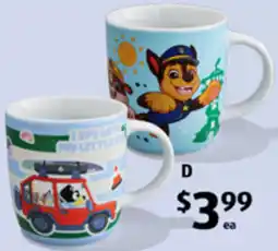 ALDI Children's Mugs offer