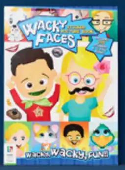 ALDI Wacky Faces Sticker Books offer