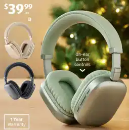 ALDI Active Noise Cancelling Wireless Headphones offer