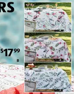 ALDI Print Outdoor Tablecloth offer