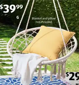 ALDI Boho Hanging Chair offer