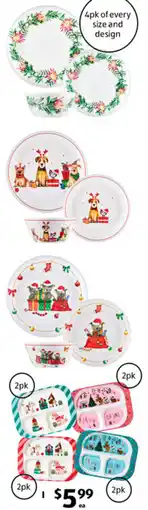 ALDI Christmas Outdoor Dinnerware offer