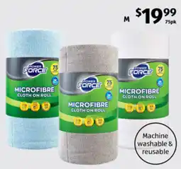 ALDI Microfibre Cloths On Roll offer