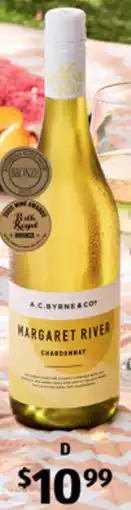 ALDI A.C. Byrne & Co Margaret River Chardonnay 2025 offer