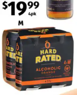 ALDI Hard Rated Orange Cans offer