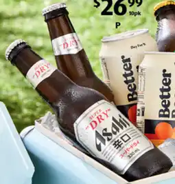 ALDI Asahi Super Dry offer