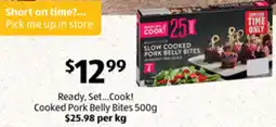 ALDI Ready, Set...Cook! Cooked Pork Belly Bites offer