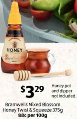 ALDI Bramwells Mixed Blossom Honey Twist & Squeeze offer