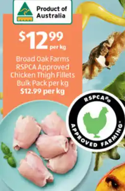 ALDI Broad Oak Farms Chicken Thigh Fillets offer