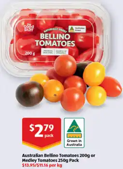 ALDI Australian Bellino Tomatoes or Medley Tomatoes offer
