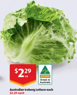 ALDI Australian Iceberg Lettuce offer