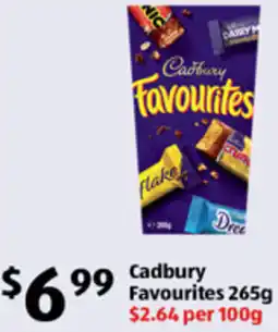 ALDI Cadbury Favourites offer