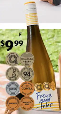 ALDI Freya and Jules Watervale/Clare Valley Riesling 2025 offer
