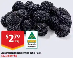 ALDI Australian Blackberries offer