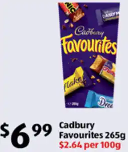 ALDI Cadbury Favourites offer