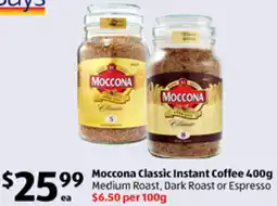 ALDI Moccona Classic Instant Coffee offer