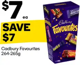 Woolworths Cadbury Favourites offer