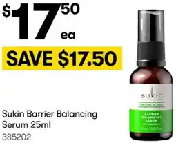 BIG W Sukin Barrier Balancing Serum offer