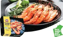 IGA Sea Harvest Cooked Medium Endeavour Exmouth Prawns offer