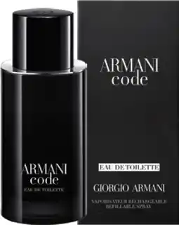 Discount Drug Stores Giorgio Armani Armani Code For Men Eau De Toilette offer