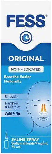 Discount Drug Stores Fess Original Saline Nasal Spray offer