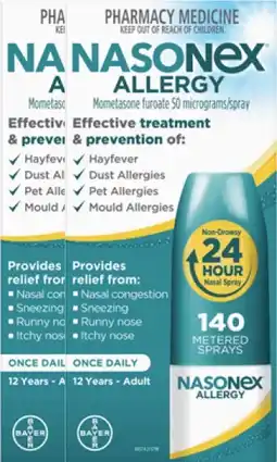 Discount Drug Stores Nasonex Allergy Nasal Spray 140 Sprays offer