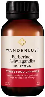 Discount Drug Stores Wanderlust Berberine + Ashwagandha 120 Capsules offer