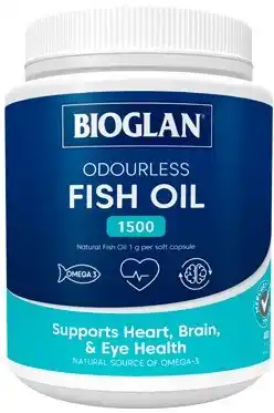 Discount Drug Stores Bioglan Odourless Fish Oil 1500mg 400 Capsules offer